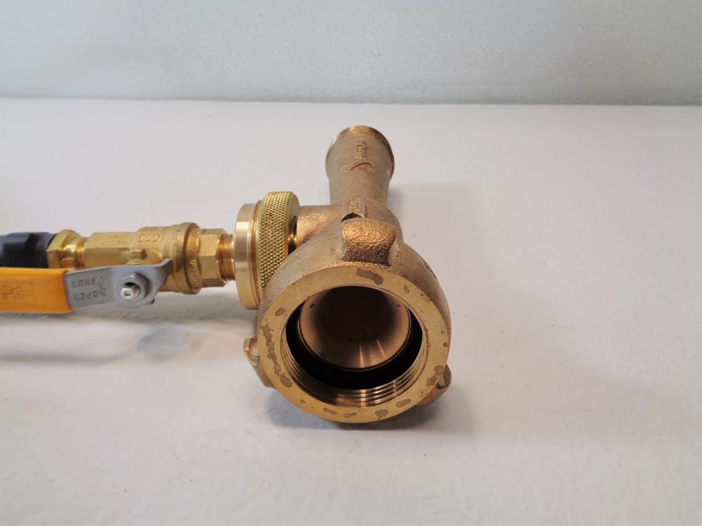 Akron Brass In-Line Foam Eductor 1.5" NPSH x 1.5" NPT, 90 GPM, #23280002